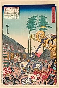 Festival by Ando Hiroshige, Japanese, 1797–1858
