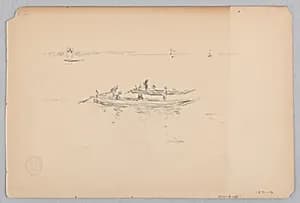 Fishing boats, Japan by Robert Frederick Blum, American, 1857–1903