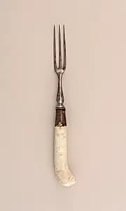 Fork with Porcelain Handle