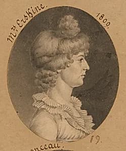 Frances Cadwalader Erskine by Charles Balthazar Julien Févret de Saint-Mémin, 12 Mar 1770 - 23 Jun 1852