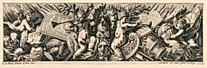 Frieze: Trophies of Arms and Putti
