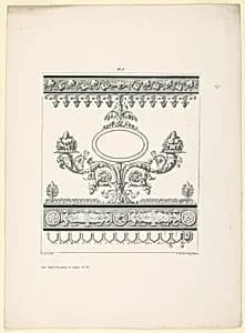Frieze with Ovoidal Frame