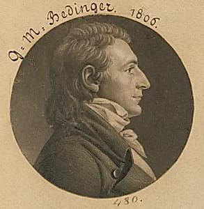 George Michael Bedinger by Charles Balthazar Julien Févret de Saint-Mémin, 12 Mar 1770 - 23 Jun 1852