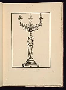 Girandole (Candelabra) Design by Jean François Forty, active 1775 – 1790