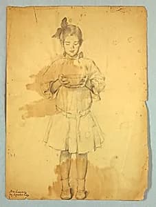Girl with Bowl
