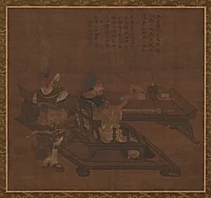 Guan Yu and Zhou Cang