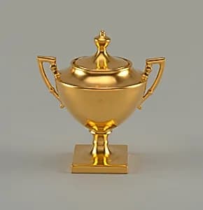 Healey Gold by Chryso-Ceramics, American, 1892 - 1920
