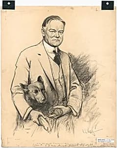 Herbert Hoover by Samuel Johnson Woolf, 12 Feb 1880 - 3 Dec 1948