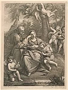 Holy Family with Attending Cherubs