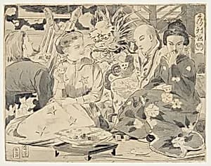International Tea Party by Winslow Homer, American, 1836–1910