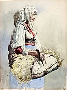 Italian Peasant Woman