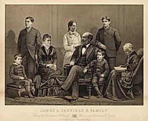 James Garfield and Family by Samuel S. Frizzell, 1843 - 1895