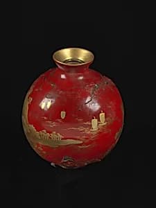 Japanese Lacquer Vase by Unidentified