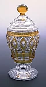 Jar and lid by Unknown