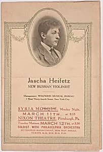 Jascha Heifetz by Unidentified Artist