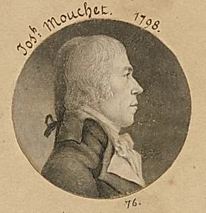 Joseph Mouchet by Charles Balthazar Julien Févret de Saint-Mémin, 12 Mar 1770 - 23 Jun 1852