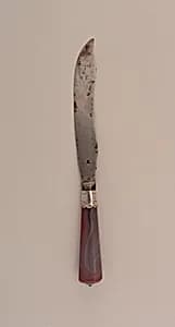Knife with Agate Handle by Unknown