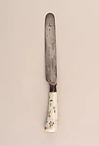Knife with Earthenware Handle by Unknown