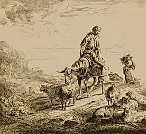 L' Homme Monte sur l'Ane