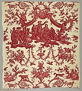 La Couronnement de la Rosiere by Oberkampf & Cie., (Jouy-en-Josas, France, 1759–1815)