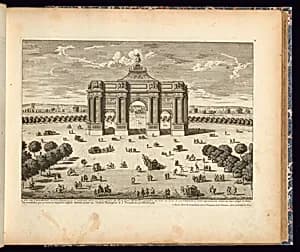 L’ARC DE TRIOMPHE by Adam Perelle, French, 1638 – 1695