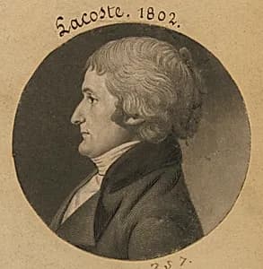 Lacoste by Charles Balthazar Julien Févret de Saint-Mémin, 12 Mar 1770 - 23 Jun 1852