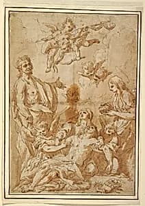 Lamentation over Christ