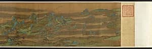 Landscape in blue and green