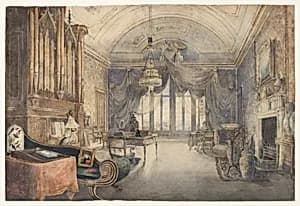 Large Salon with Organ
