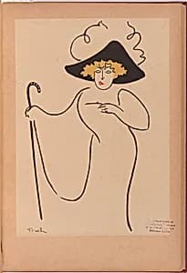 Lillian Russell by Alfred J. Frueh, 1880 - 14 Sep 1968