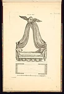 Lit avec Aigle