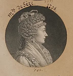 Madame de Sèze by Charles Balthazar Julien Févret de Saint-Mémin, 12 Mar 1770 - 23 Jun 1852