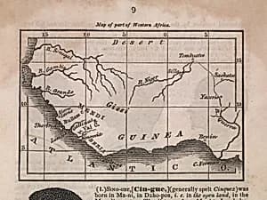 Map of Guinea by John Warner Barber, 2 Feb 1798 - 22 Jun 1885