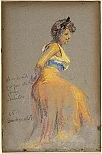 Model in Yellows by Alice Pike Barney