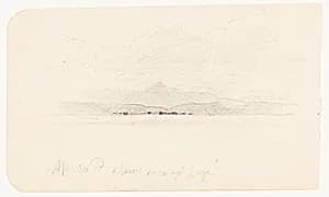 Mountain Range with Clouds, Mexico by Frederic Edwin Church, American, 1826–1900