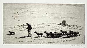 Old Southwold by John Robert Keitley Duff, English