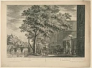 Old Theatre, Amsterdam by Jan de Beyer, b. 1703