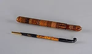 Opium Pipe with Case by Unknown