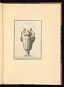 Ornamental Vase Design by Juste-François Boucher, French, 1736 – 1782