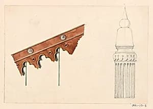 Ornamental woodwork detail