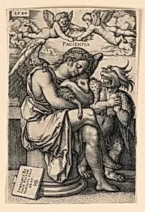 Pacientia (Patience) by Hans Sebald Beham, German, 1500–1550