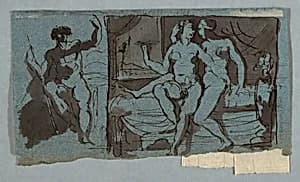 Paris, Zeus visiting Callisto by Unknown