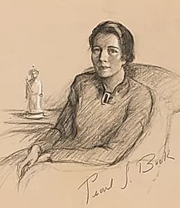 Pearl S. Buck by Samuel Johnson Woolf, 12 Feb 1880 - 3 Dec 1948