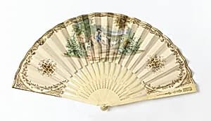 Pleated fan by Unknown