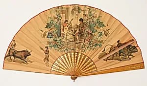 Pleated fan by Unknown