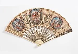 Pleated fan by Unknown