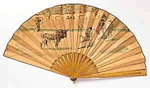Pleated fan by Unknown