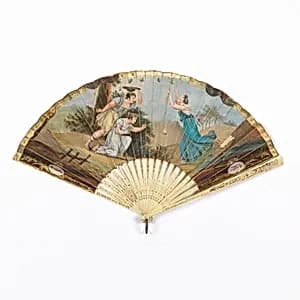 Pleated fan by Unknown