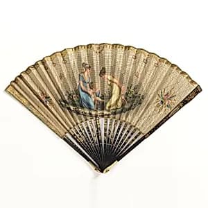 Pleated fan by Unknown