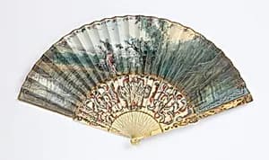 Pleated fan by Unknown